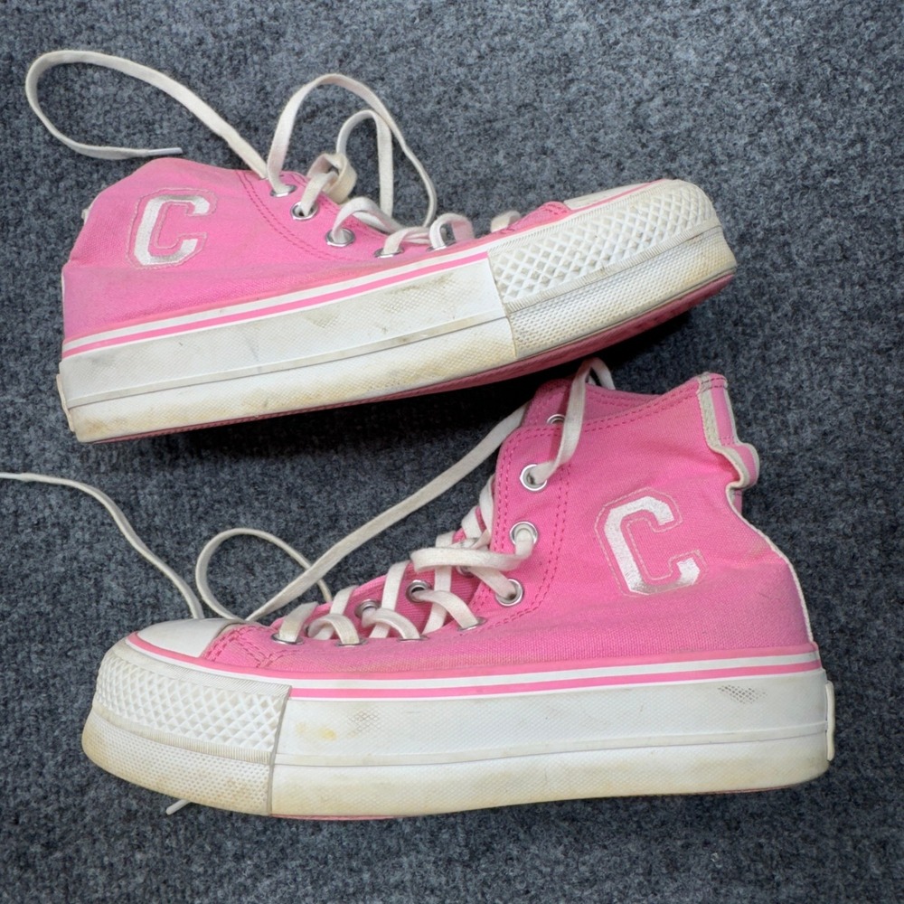 Converse Chuck Taylor All Star Lift Shoes Womens 6 Pink Platform High Top